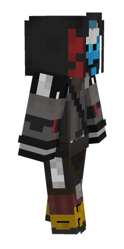 Black skin: body, right side render