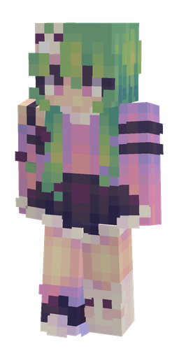 Green skin: body, front render
