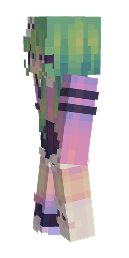 Green skin: body, left side render