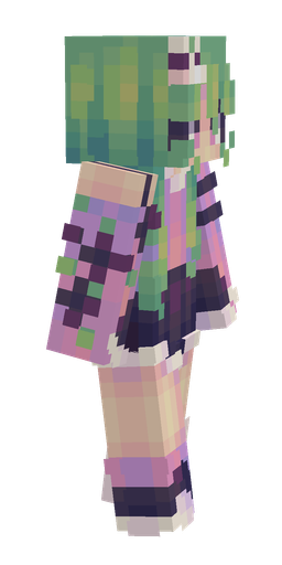 Green skin: body, right side render