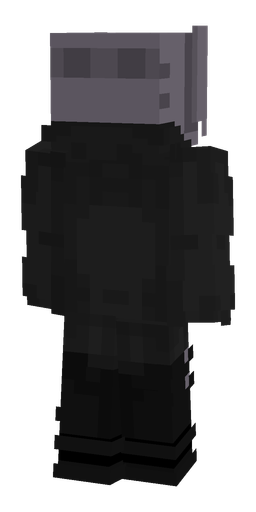 Black skin: body, back render