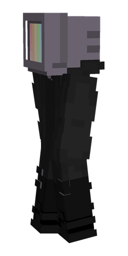 Black skin: body, left side render