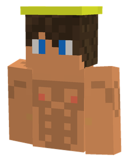 Brown skin: bust render