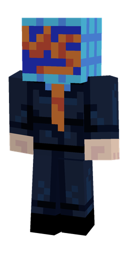 Black skin: body, front render