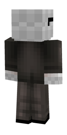Black skin: body, back render