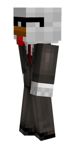 Black skin: body, left side render