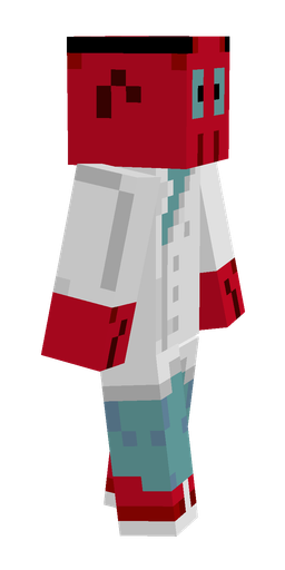 Blue skin: body, right side render