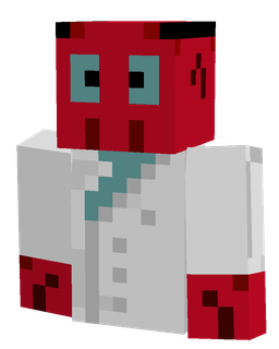 Blue skin: bust render