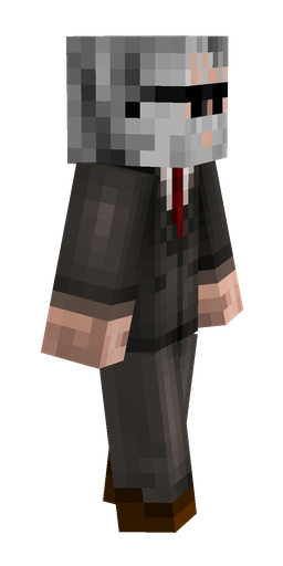 Black skin: body, right side render
