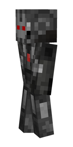 Black skin: body, left side render