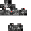 Black skin: raw texture render