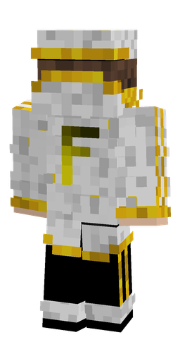Black skin: body, back render