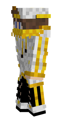 Black skin: body, left side render