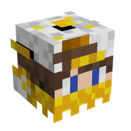 Black skin: head render