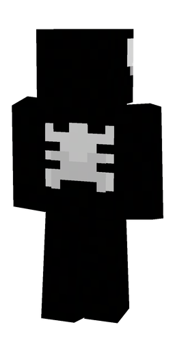 Black skin: body, back render