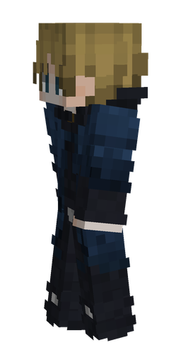 Black skin: body, left side render