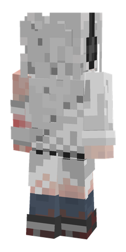 Gray skin: body, back render