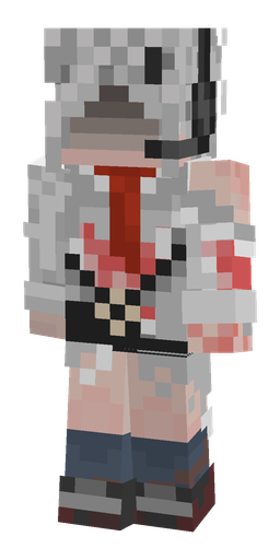 Gray skin: body, front render