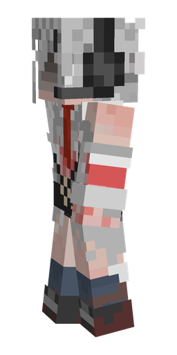 Gray skin: body, left side render