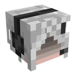 Gray skin: head render