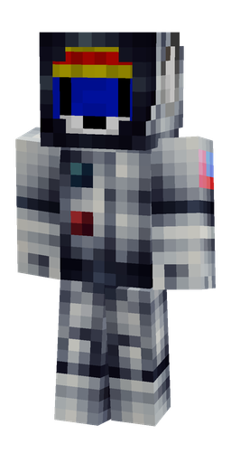 Blue skin: body, front render
