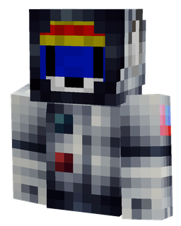 Blue skin: bust render