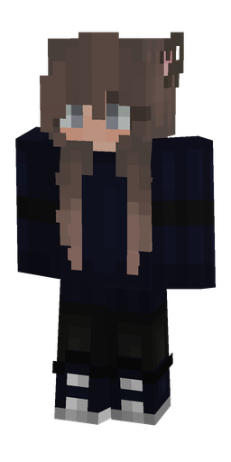 Black skin: body, front render