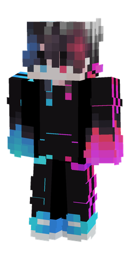 Black skin: body, front render