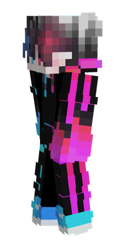 Black skin: body, left side render
