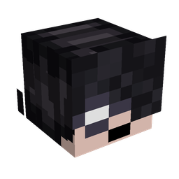 Black skin: head render