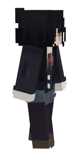 Black skin: body, right side render