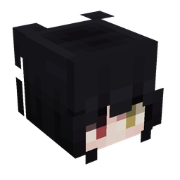Black skin: head render