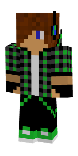 Black skin: body, front render