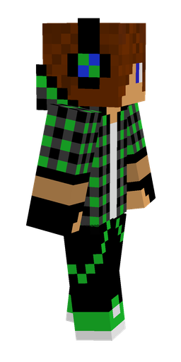 Black skin: body, right side render