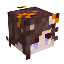 Black skin: head render