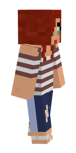 Blue skin: body, right side render