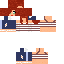 Blue skin: raw texture render