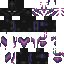 Black skin: raw texture render