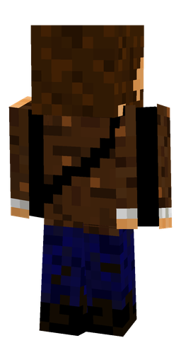 Black skin: body, back render