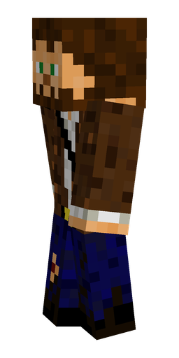 Black skin: body, left side render