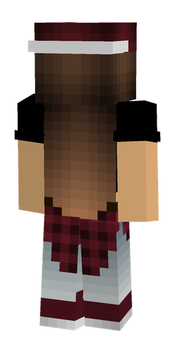 Black skin: body, back render