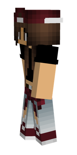 Black skin: body, left side render