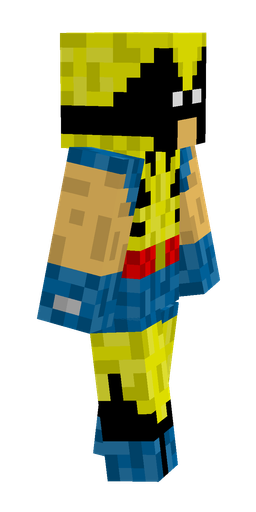 Black skin: body, right side render