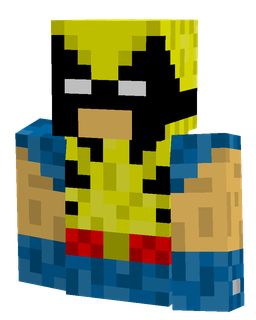 Black skin: bust render