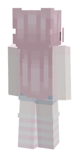 Pink skin: body, back render