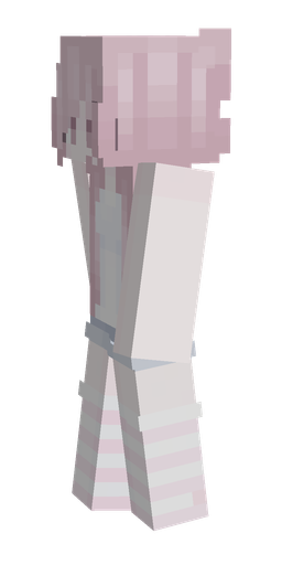 Pink skin: body, left side render