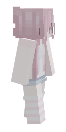 Pink skin: body, right side render