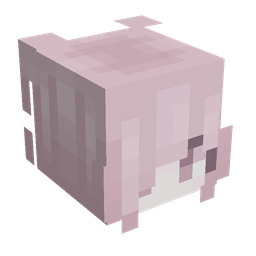 Pink skin: head render