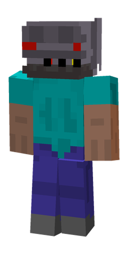 Blue skin: body, back render