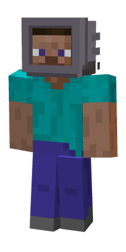 Blue skin: body, front render